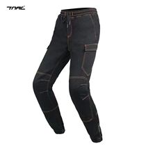 TNAC Tochi motorcycle riding pants jeans tooling anti-fall small feet slim motorcycle racing pants spring and autumn men