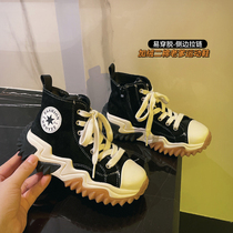 Childrens sports shoes boys two cotton shoes 2021 Winter new big childrens shoes thick soled dad casual shoes tide