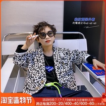 BOY BAO WEN suit jacket 2021 spring new childrens CLOTHING Korean version of fashionable casual lapel foreign style suit tide