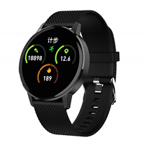 New explosive T4 smart bracelet 1 22 round screen heart rate blood pressure monitoring waterproof sports Smart Watch cross-border