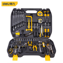 Del toolbox repair household tool set Hardware Manual power tool set woodworking electrician electric drill