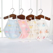 Baby belly summer gauze six layers of pure cotton newborn men and womens belly protection childrens thin section with feet baby pocket