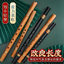Zero Foundation entry hole portable bitter bamboo Senior short Xiao Mini small flute ancient style six F tune beginner Xiao instrument