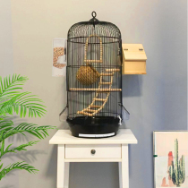 Xuanfeng parrot can be used bird cage Pearl bird jade bird breeding cage out portable bird cage extra large Lark