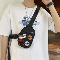 2022 new slanted satchel mens casual mini chest bag Chauffins minimalist men student mobile phone bag small satchel