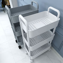 Small trolley rack floor kitchen bathroom mobile snacks toilet multilayer bedroom headboard containing storage rack