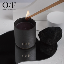 OF Hour order Shisha tea Scented candle Natural soy wax Ceramic Neutral design Industrial style Bedroom birthday gift