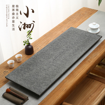 Natural Ujinshi tea tray whole piece home modern simple stone tea table size stone tea sea tea set
