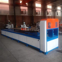 Square tube angle iron Channel steel cutting machine stainless steel guardrail punching machine stair handrail punching arc groove hydraulic punching machine