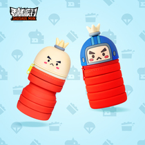 Sausage party game perimeter styling retractable pen holder