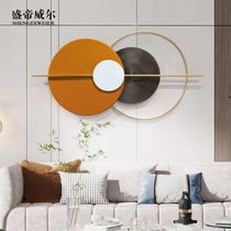 Modern light luxury wall decoration metal wrought iron wall decoration living room sofa background wall pendant bedroom bedside pendant