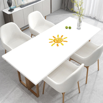 Tablecloth ins wind desk waterproof oil-proof anti-scalding leave-in rectangular dining table mat soft glass pvc coffee table mat