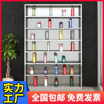 304 stainless steel cup cabinet factory workshop staff tea room lounge cup cabinet storage cabinet multi-grid cupboard