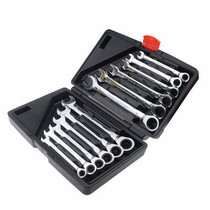 Germany and Japan imported Bosch 12pc dual-purpose ratchet wrench quick wrench set hardware tools 72 teeth can be CR