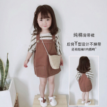 Girl dress 2021 spring summer Korea new baby girl child Joker cute foreign style fashion skirt tide