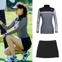 South Korea Export Long sleeves Supper Outdoor High collar Korean version POLO shirt Spring autumn golf Sport speed dry breathable sunscreen