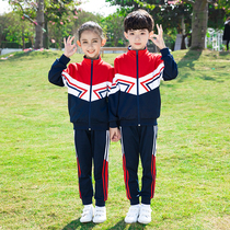 Primary school uniform spring and autumn suit first grade class uniform school style kindergarten Garden clothing autumn sports three sets