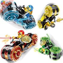 4 Types Ninja Motor Motorbike Model Figures Building Blocks
