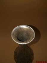 Antique Ancient Play Pendulum with Ming and Qing Dynasty White Bronze Cummy N silver Longfeng Vase Pair of old objects Old stock Old stock 2 2 goods collection