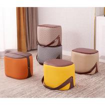 Changing shoe stool net red household saddle stool dressing stool trial shoe stool rest stool bed end stool fitting room footstool leather pier