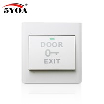 Access control switch doorbell switch panel concealed 86 type exit button exit switch open the door