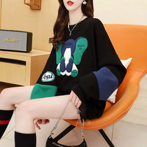 Clearance pick-up counter withdraws cut label foreign trade women's embroidery cartoon elephant vests women plus velvet round neck coat tide