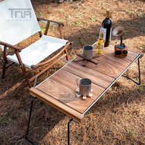 TNR small zebra IGT outdoor camping multifunctional camping table simple folding table portable frame barbecue action