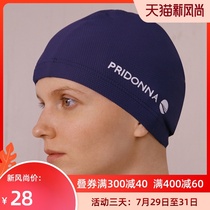 PRIDONNA cloth swimming cap comfortable high elastic non-Le head swimming unisex large swimming cap comfortable lining