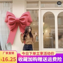ins big bow material package sponge paper mesh red oversized eva foam diy foam door hanging wall