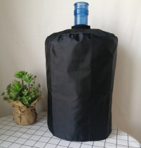 Black Oxford cloth bottled water protective cover household drinking water bucket cover water bar 18 9 liters shading protection water quality cloth cover