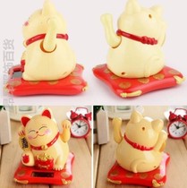 Gift small fortune cat ornaments ceramic hands will move practical lucky cat creative bar accessories car opening beckoning