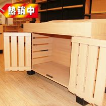 Native products display rack grain oil mill rice noodles dried fruit display rack egg house wooden shelf candy biscuit snack cabinet