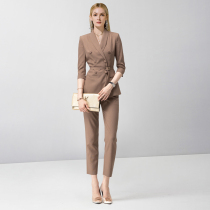 Business suit Female commuter high-end business suit summer new temperament fashion suit business formal work clothes ol