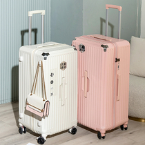 Super large-capacity luggage female net red student trolley case 32 inch male zipper suitcase strong and durable leather case
