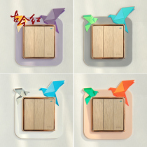 Switch rims cover Decorative Wall Patch Socket protective sleeves Creative modern simplicity Beautify Socket Shelter for Decorative Anti-Dirty