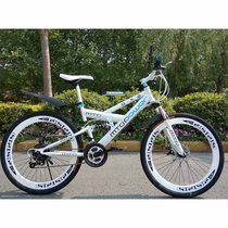 Jiante front and rear double shock-absorbing mountain bike 26 inch 24 inch variable speed bicycle off-road mountain bike bike