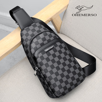 Degrees Sen Kangaroo Chest Bag Men 2021 2021 New 100 Lap Single Shoulder Inclined Satchel For Men Casual Skew Cross Chest Front Small Backpack Tide