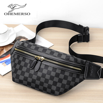 Degrees Sen Kangaroo Mens Chest Bag Ins Ultra Fire Tide Cards Single Shoulder Sloped Satchel Men 2021 New Pitched Cross Chest Front Pocket