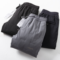 Li Ning official website does not leak velvet 90 white duck down sweatpants winter thick warm pants solid color bundle feet