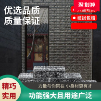 Glass brick sales department porch living room decoration hollow background wall transparent custom double-sided toilet wall square