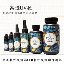 Japanese UV Resin Drip Gum Time Gem No Bubble Low Odor High Overdraft Hot Shrink Sheet DIY Quick Dry Crystal Drop Glue