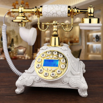 Landline phone 2021 new telephone home light luxury Volume Fixed Creative old man card retro
