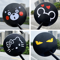 Rearview mirror sticker Electric car calf car sticker Cartoon creative battery car electric motorcycle decorative waterproof sticker