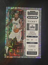 Star Card Kawhi Leonard Panini PANINI 22-23 Ticket Series #27 Base