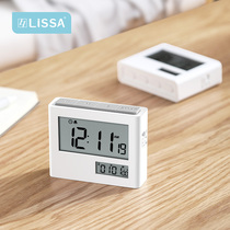 Japan lissa kitchen timer Time manager student postgraduate entrance examination timing artifact alarm clock dual-purpose reminder