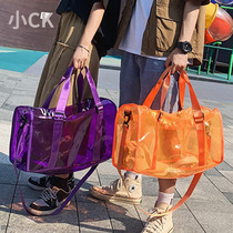 Singapore Small CK Travel Bag Women Summer Short Trip Swimming Jelly Bag Large Capacity Waterproof Beach Bag Tide