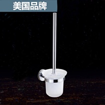 Toilet toilet brush 304 stainless steel toilet brush holder set household cleaning brush brush wall toilet brush