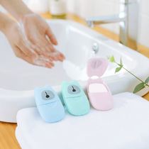 Travel disposable soap paper outdoor hotel supplies soap chip mini portable portable hand wash soap Paper