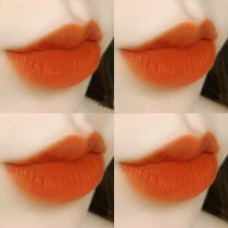 No discoloration no cup no discoloration carrot lipstick big yellow skin no makeup hummus white matte