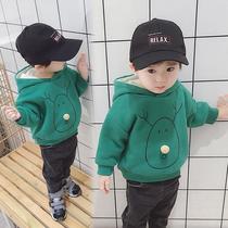 Boys plus velvet vests 2020 autumn and winter new 1 baby 3 years old autumn warm coat children padded children tide